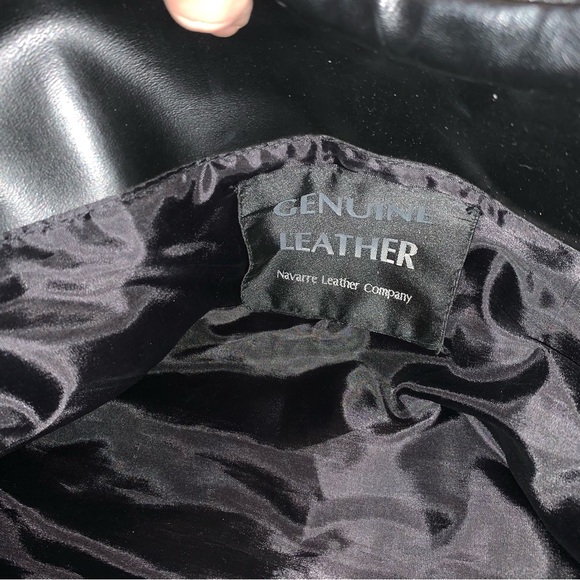 Vintage Navarre Leather Company Travel bag Genuine Leather - Picture 7 of 11